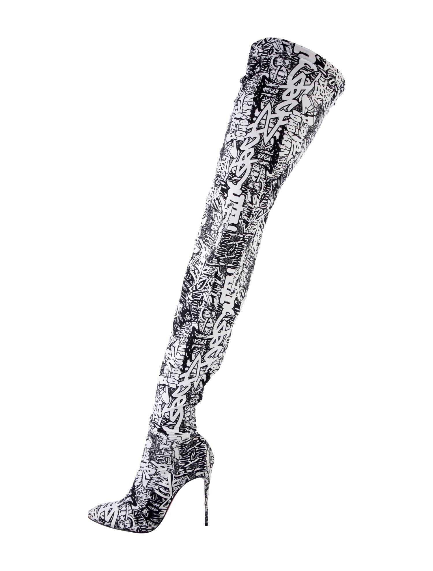 Christian Louboutin Gravitissima Printed Lace-Up Boots