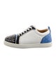 Christian Louboutin Spike Accents Leather Sneakers