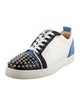 Christian Louboutin Spike Accents Leather Sneakers