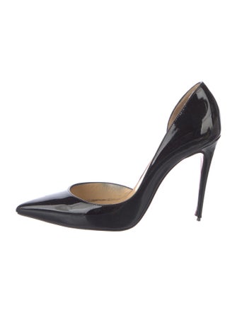 Christian Louboutin Patent Leather D'Orsay Pumps