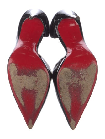 Christian Louboutin Patent Leather D'Orsay Pumps