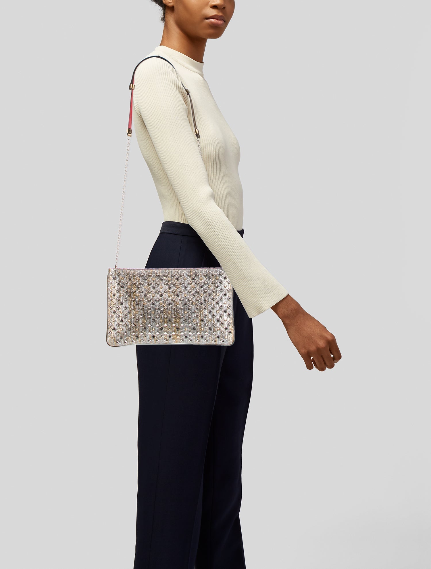 Christian Louboutin Straw Loubiposh