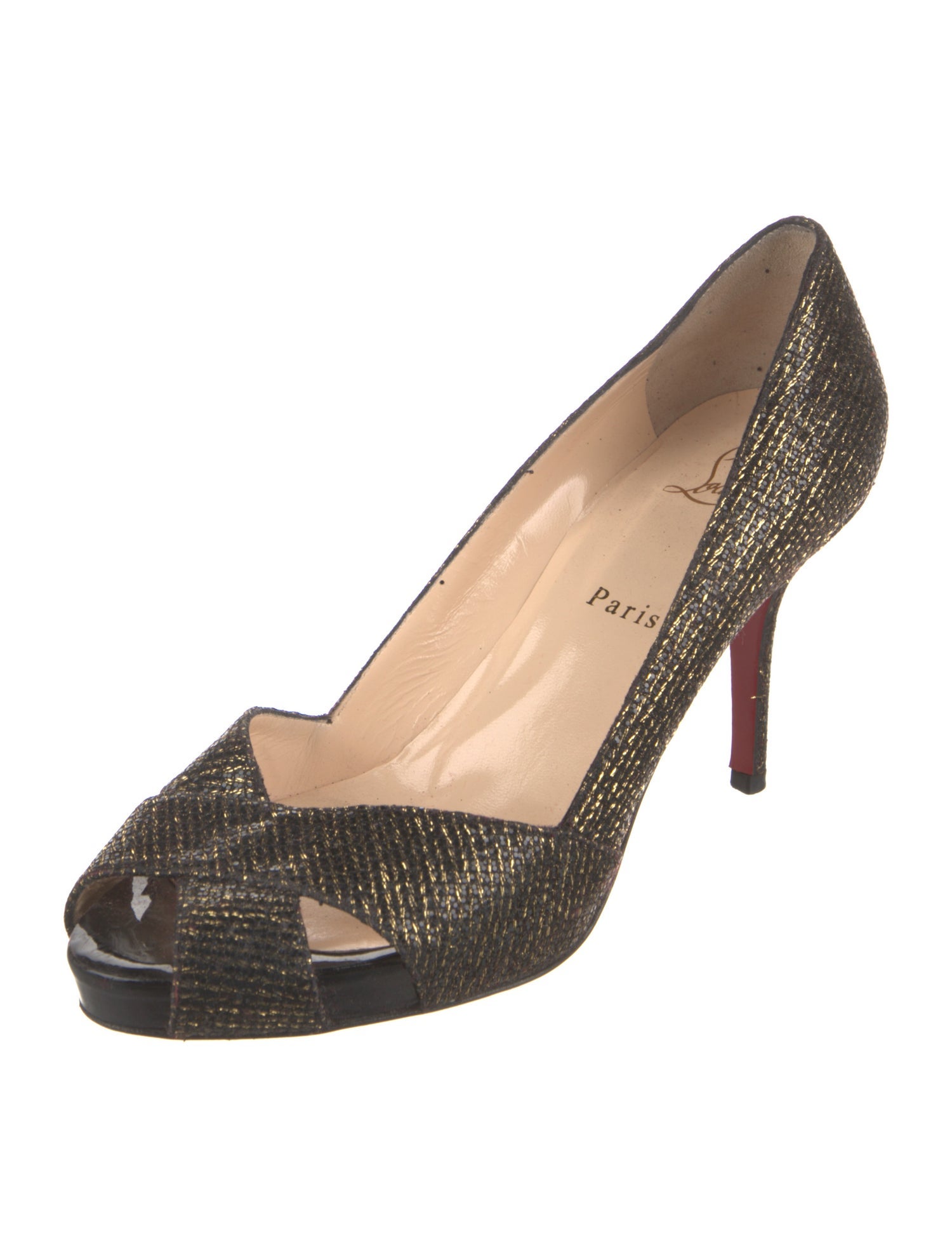 Christian Louboutin Shelley Glitter Pumps