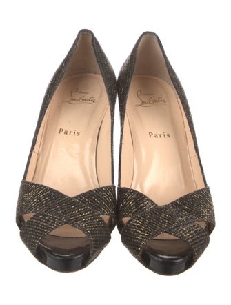 Christian Louboutin Shelley Glitter Pumps