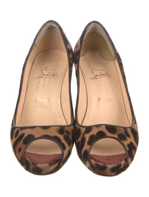 Christian Louboutin Ponyhair Animal Print Pumps