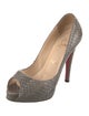 Christian Louboutin Snakeskin Animal Print Pumps