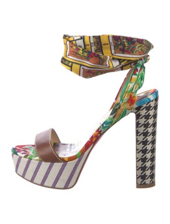 Christian Louboutin Printed Sandals