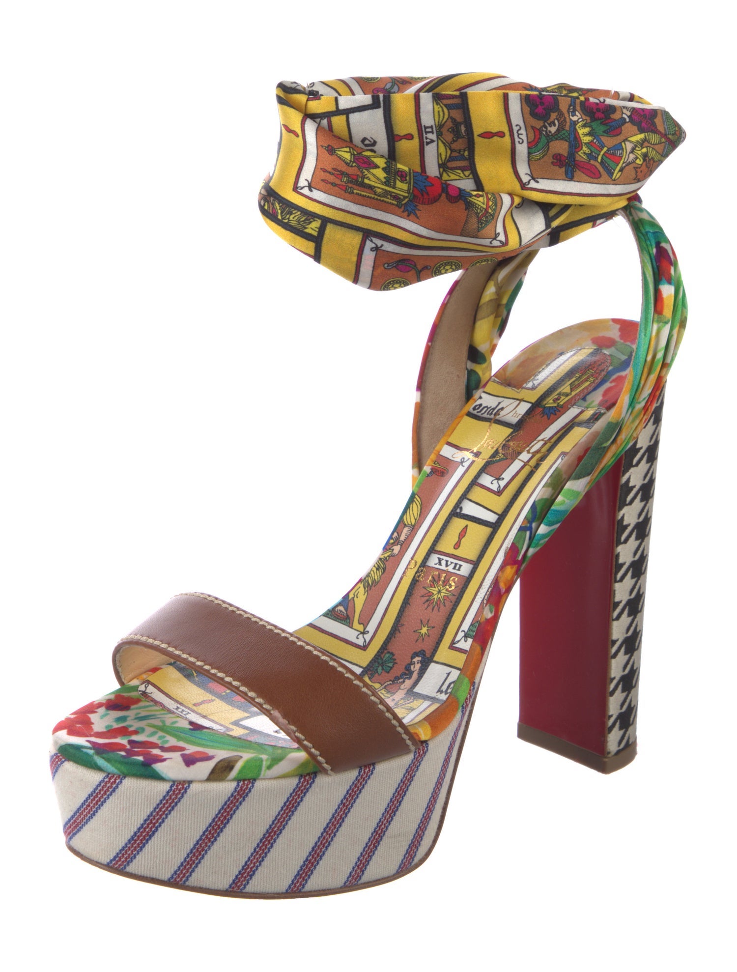 Christian Louboutin Printed Sandals
