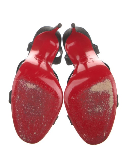 Christian Louboutin Glitter Slingback Sandals