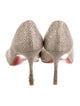 Christian Louboutin Glitter Accents D'Orsay Pumps