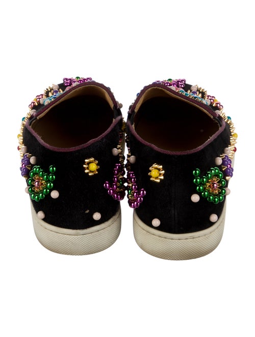 Christian Louboutin Suede Patterned Sneakers