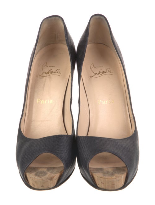 Christian Louboutin Raffia Pumps
