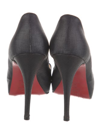 Christian Louboutin Raffia Pumps