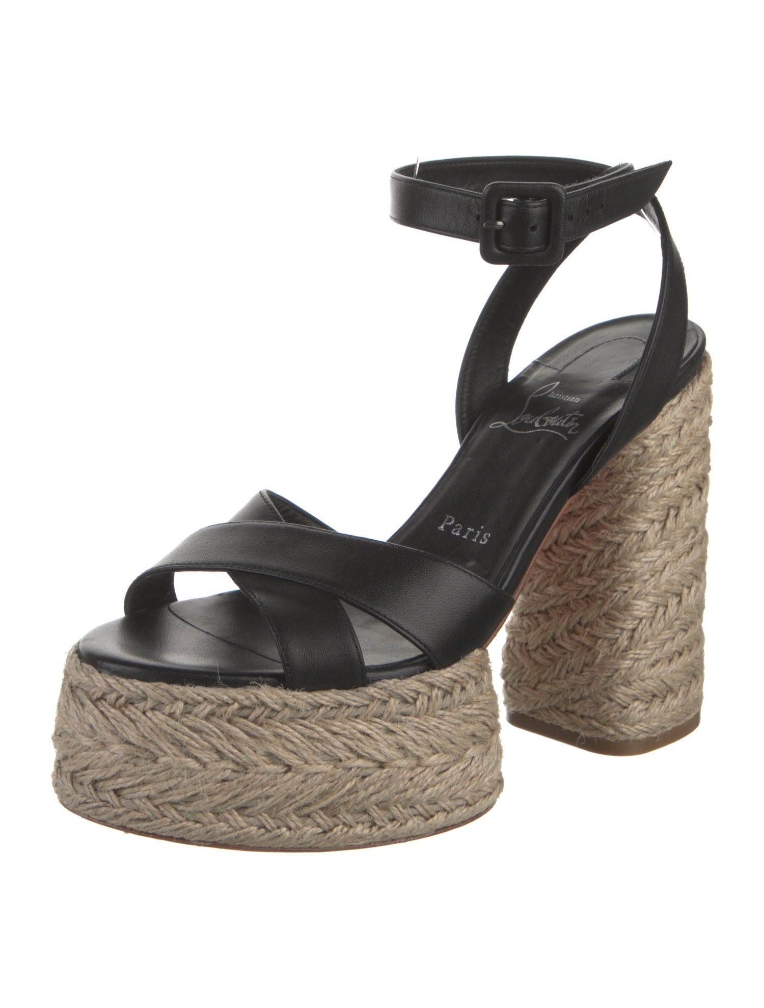 Christian Louboutin Leather Espadrilles