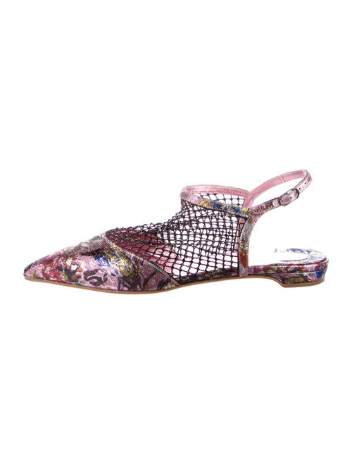 Christian Louboutin Printed Slingback Flats