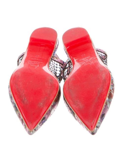 Christian Louboutin Printed Slingback Flats