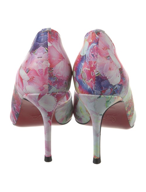Christian Louboutin Floral Print D'Orsay Pumps