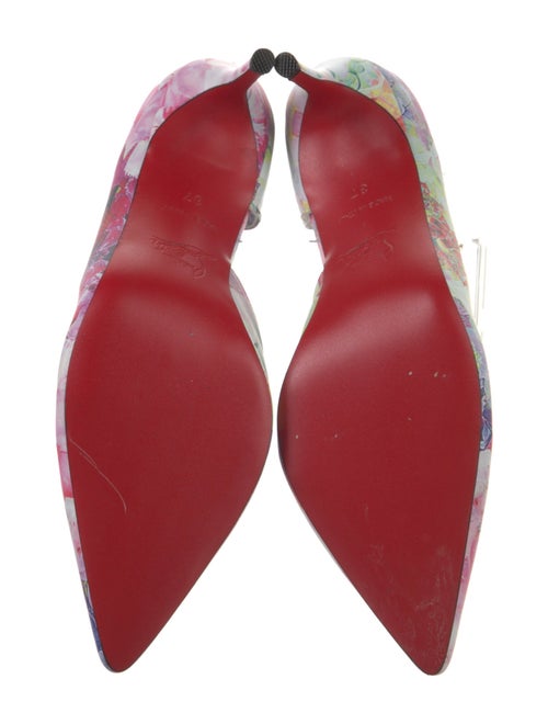 Christian Louboutin Floral Print D'Orsay Pumps