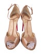 Christian Louboutin Patent Leather T-Strap Pumps