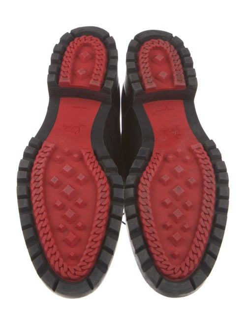 Christian Louboutin Leather Combat Boots