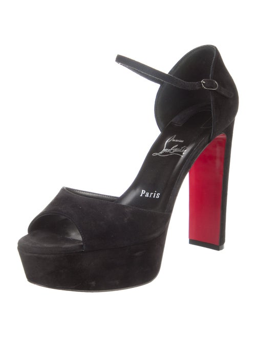 Christian Louboutin Suede D'Orsay Pumps
