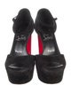 Christian Louboutin Suede D'Orsay Pumps