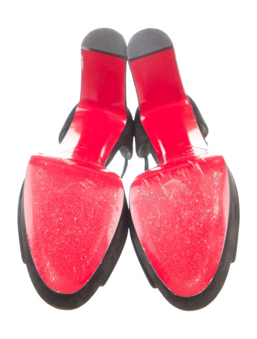 Christian Louboutin Suede D'Orsay Pumps