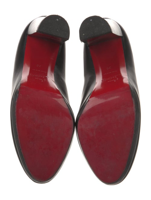 Christian Louboutin Leather Lace-Up Boots