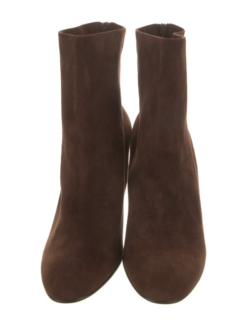 Christian Louboutin Suede Mesh Accents Boots