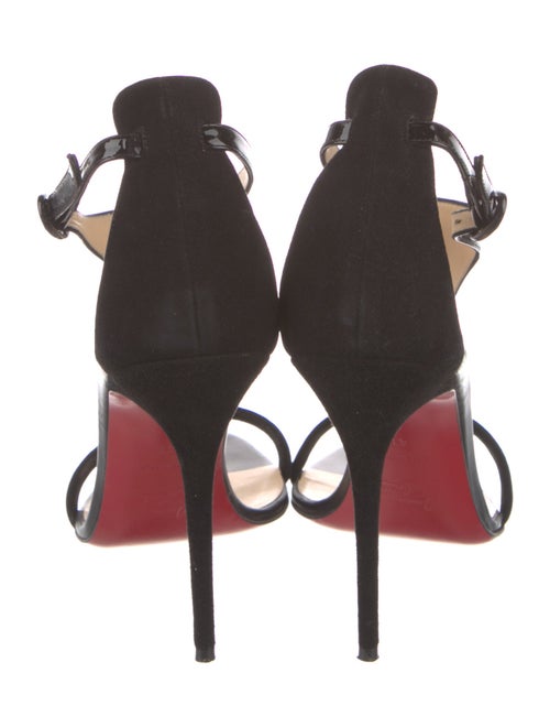 Christian Louboutin Athena Alta Suede T-Strap Sandals