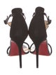 Christian Louboutin Athena Alta Suede T-Strap Sandals