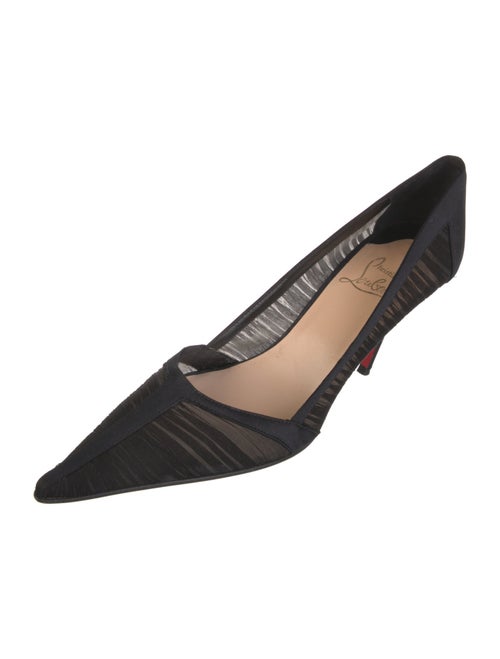 Christian Louboutin Mesh Mesh Accents Pumps