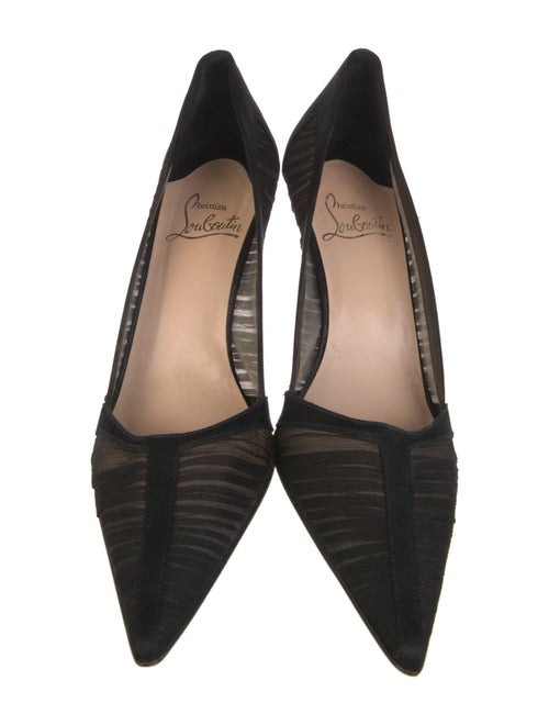 Christian Louboutin Mesh Mesh Accents Pumps