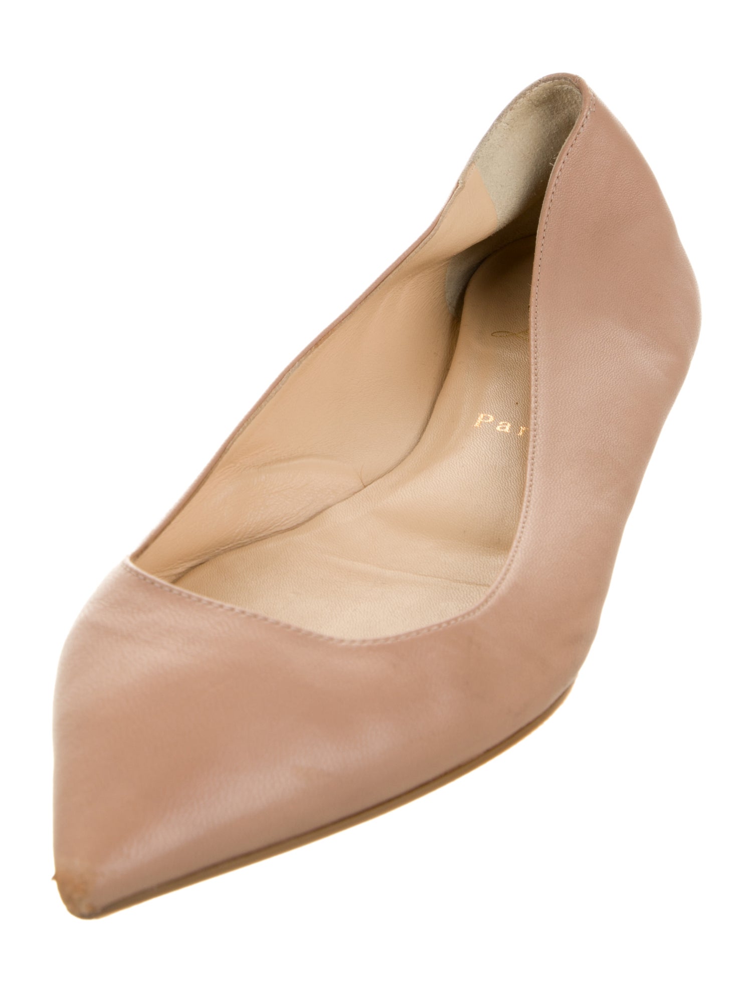 Christian Louboutin Leather Ballet Flats