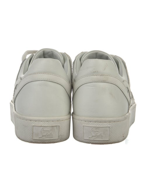 Christian Louboutin Spike Accents Leather Sneakers