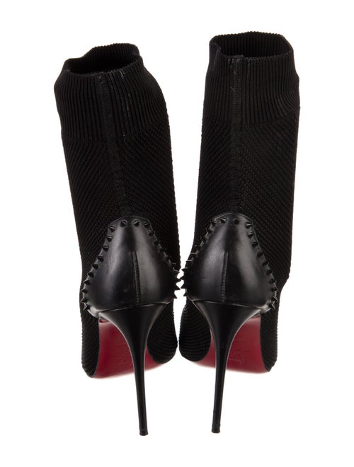 Christian Louboutin Spike Accents Studded Accents Sock Boots