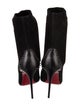 Christian Louboutin Spike Accents Studded Accents Sock Boots