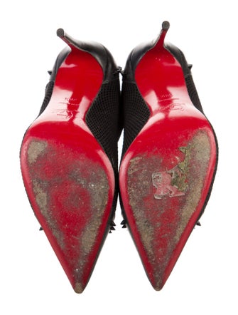 Christian Louboutin Spike Accents Studded Accents Sock Boots