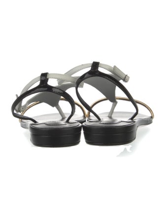 Christian Louboutin Athinita Leather T-Strap Sandals