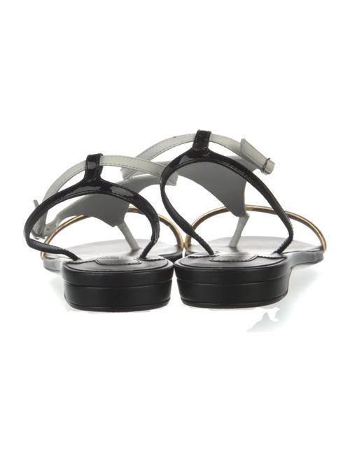 Christian Louboutin Athinita Leather T-Strap Sandals