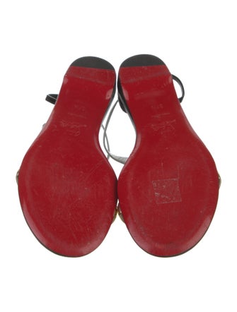 Christian Louboutin Athinita Leather T-Strap Sandals