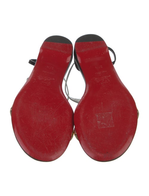 Christian Louboutin Athinita Leather T-Strap Sandals