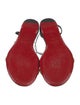 Christian Louboutin Athinita Leather T-Strap Sandals