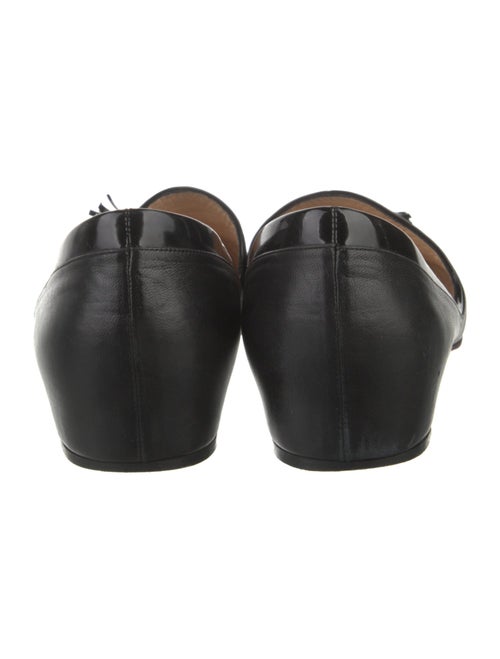 Christian Louboutin Leather Tassel Accents Loafers