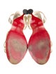 Christian Louboutin Leather Slingback Sandals
