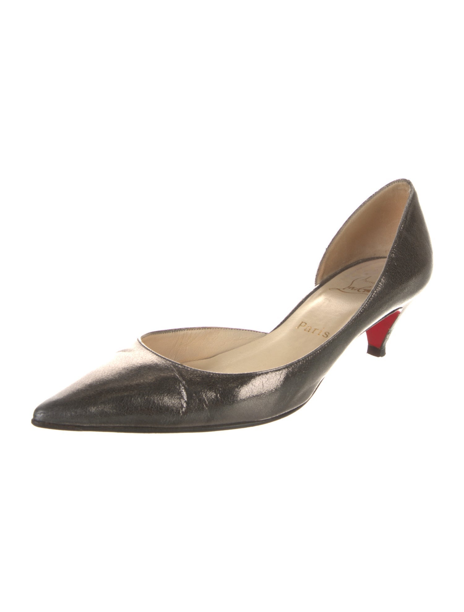 Christian Louboutin Leather D'Orsay Pumps