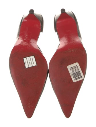Christian Louboutin Leather D'Orsay Pumps