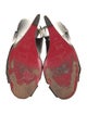 Christian Louboutin Leather Slingback Sandals