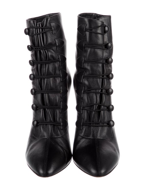 Christian Louboutin Leather Lace-Up Boots