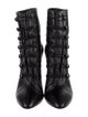 Christian Louboutin Leather Lace-Up Boots